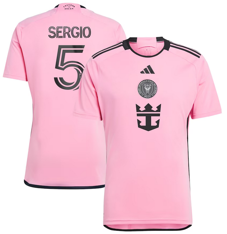 Sergio Busquets Inter Miami CF Home Soccer Jersey 2024