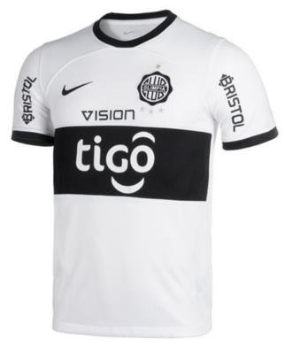Club Olimpia Home White Soccer Jersey Shirt 23-24