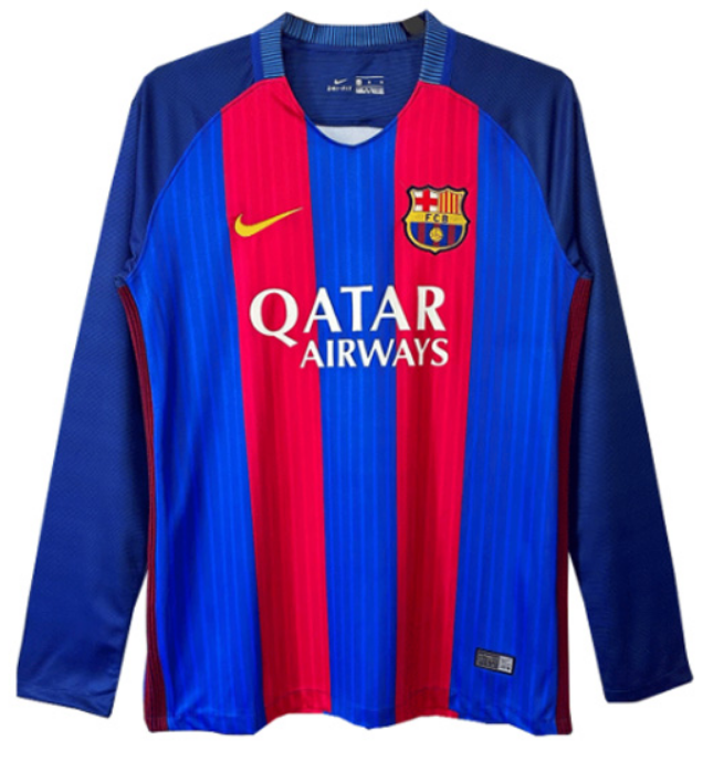 Barcelona Home Long Sleeve Jersey 2016-17