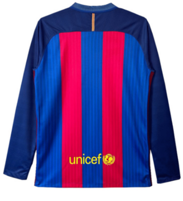Barcelona Home Long Sleeve Jersey 2016-17
