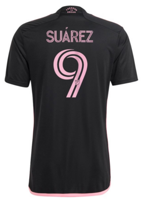 Luis Suárez Inter Miami CF Away Black Soccer Jersey 2024