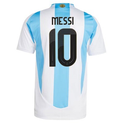 Argentina Copa America 2024 Home Jersey with Champion Badge Lionel Messi
