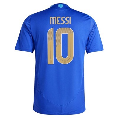 Argentina Copa America 2024 Away Jersey with Champion Badge Lionel Messi
