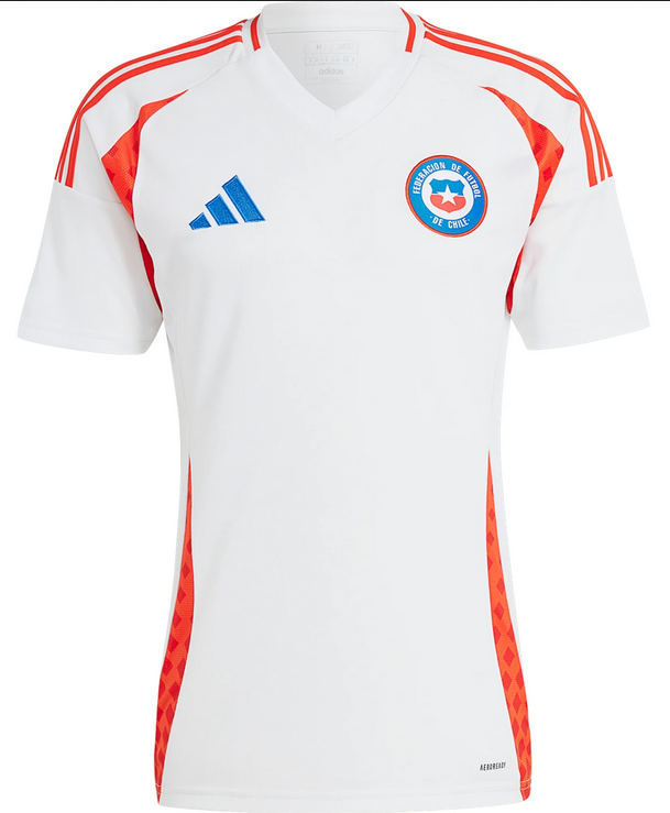 Chile Copa America Away White Soccer Jersey 2024
