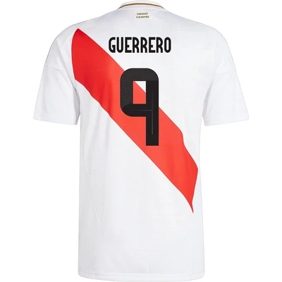 Peru Copa America Home Soccer Jersey 2024 Guerrero #9