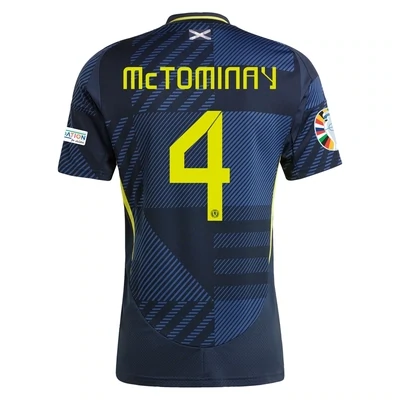Scotland Euro Cup Home Jersey 2024 McTominay #4