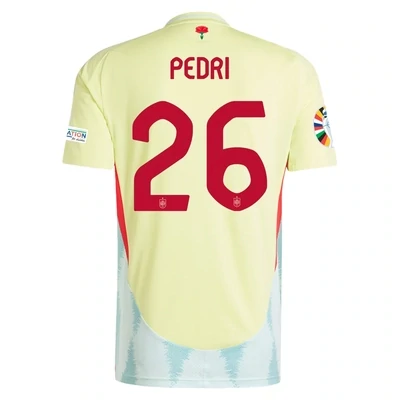Spain Euro Cup Away Jersey 2024 PEDRI #26