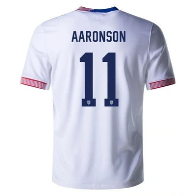 USMNT Copa America 2024 Home Soccer Jersey Aaronson #11