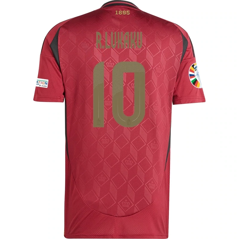 R. LUKAKU Belgium Euro Cup Home Red Jersey 2024