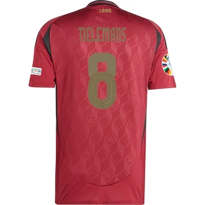 TIELEMANS Belgium Euro Cup Home Red Jersey 2024