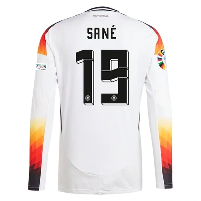 Leroy Sané Germany Euro Cup Home White Jersey 2024 Long Sleeve