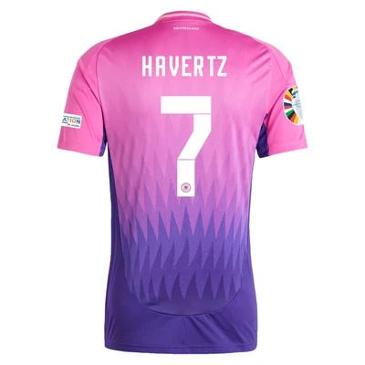 Kai Havertz Germany Euro Cup Away Pink Jersey 2024