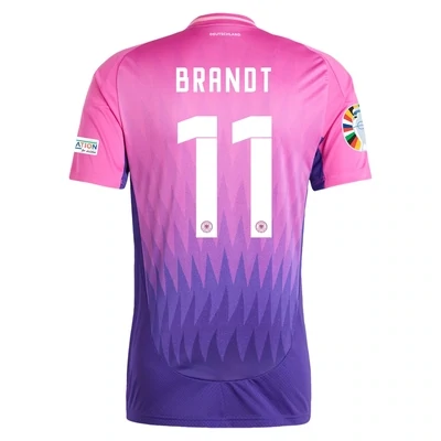 Julian Brandt Germany Euro Cup Away Pink Jersey 2024