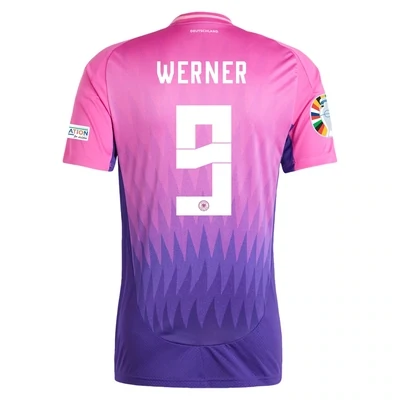 Timo Werner Germany Euro Cup Away Pink Jersey 2024