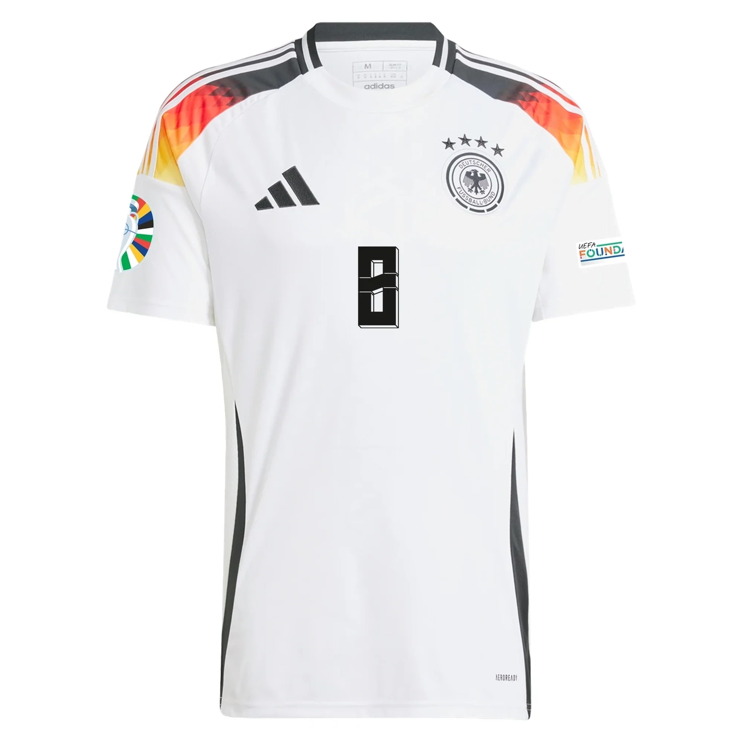 Toni Kroos Germany Euro Cup Home White Jersey 2024