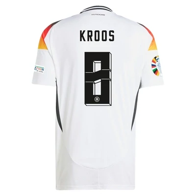 Toni Kroos Germany Euro Cup Home White Jersey 2024