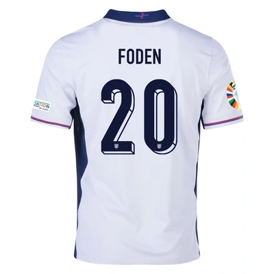 Phil Foden England Euro Cup Home White Jersey 2024