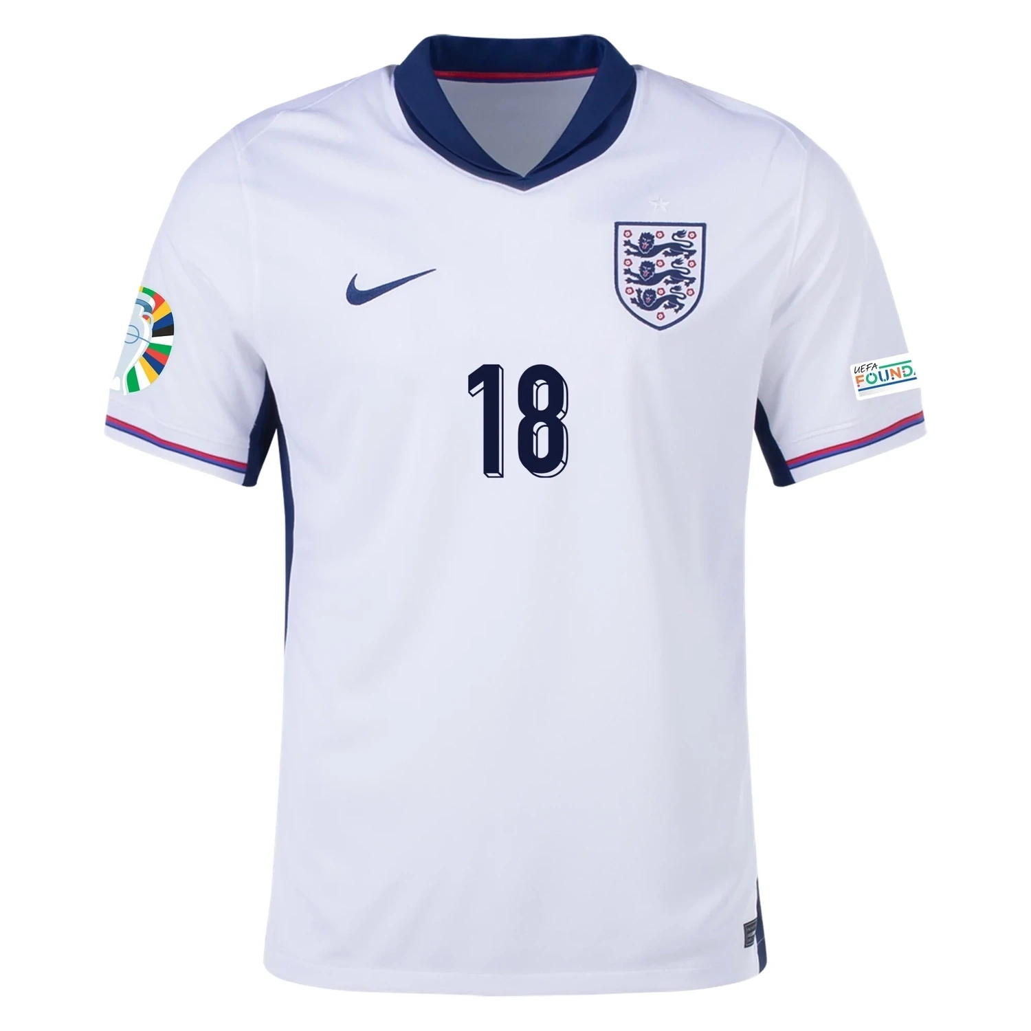 イングランド ALEXANDER-ARNOLD 8番シャツ EURO2024仕様 England Nike Home Stadium Shirt 2024 with Alexander-Arnold 8