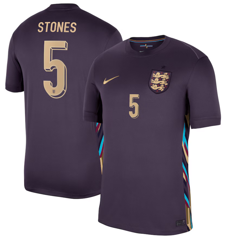 John Stones England Euro Cup Away Navy Jersey 2024