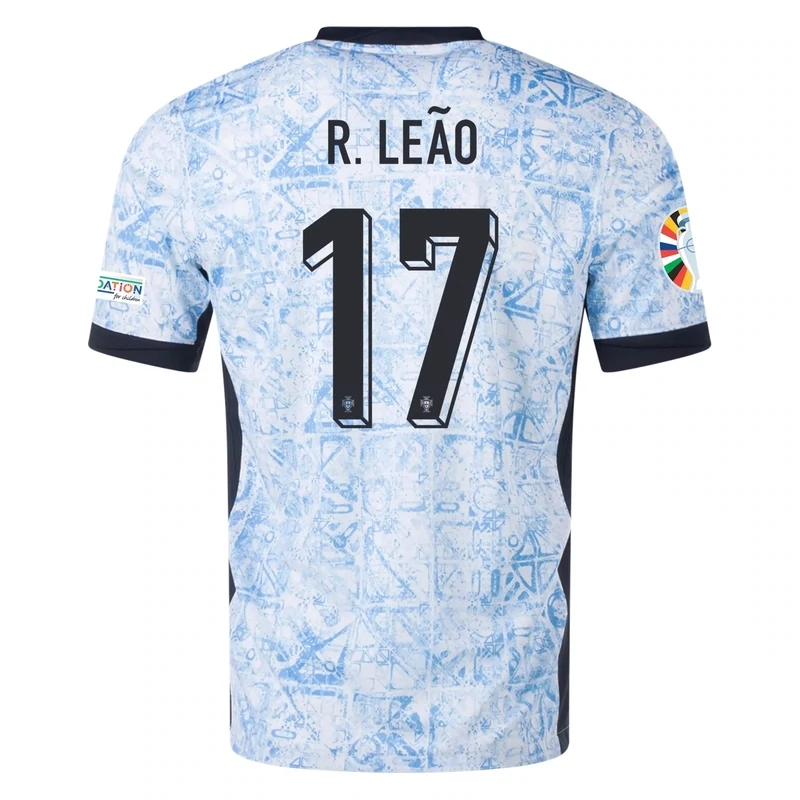 Rafael Leão Portugal Euro Cup Away Jersey 2024