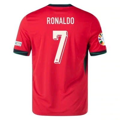 Cristiano Ronaldo Portugal Euro Cup Home Red Jersey 2024