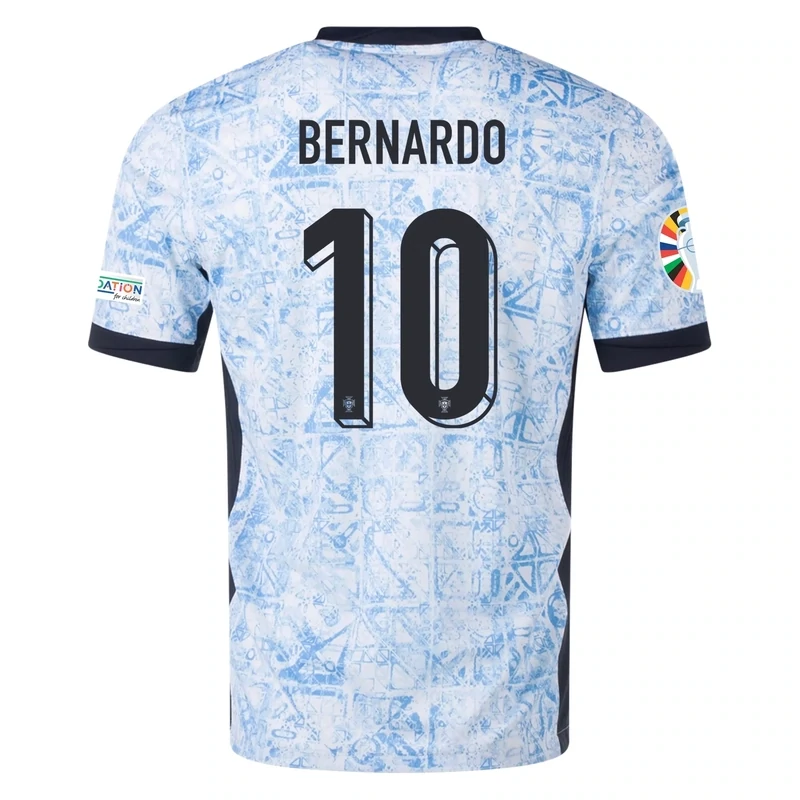 Bernardo Silva Portugal Euro Cup Away Jersey 2024