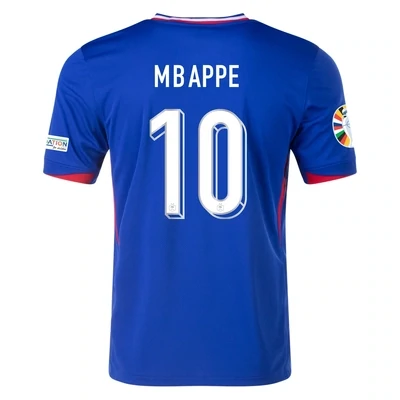 Kylian Mbappé France Euro Cup Home Blue 2024 Soccer Jersey