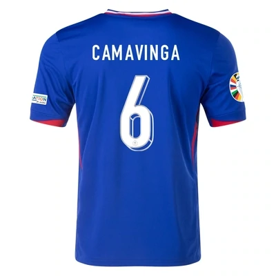 Eduardo Camavinga France Euro Cup Home Blue 2024 Soccer Jersey