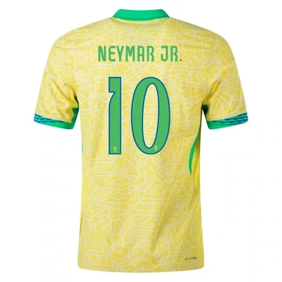 NEYMAR JR. Brazil Copa America Home Soccer Jersey 2024