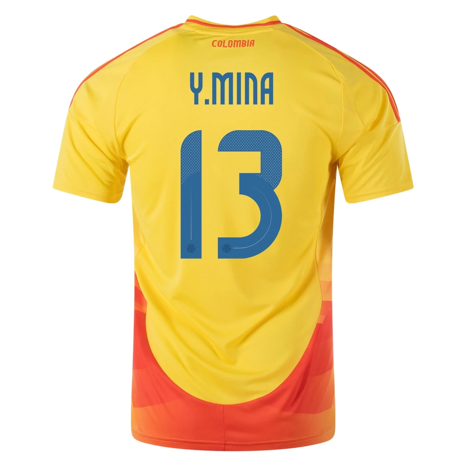 YERRY MINA Colombia Copa America Home Yellow Soccer Jersey 2024