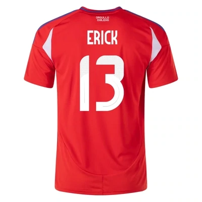 ERICK Chile Copa America Home Red Soccer Jersey 2024