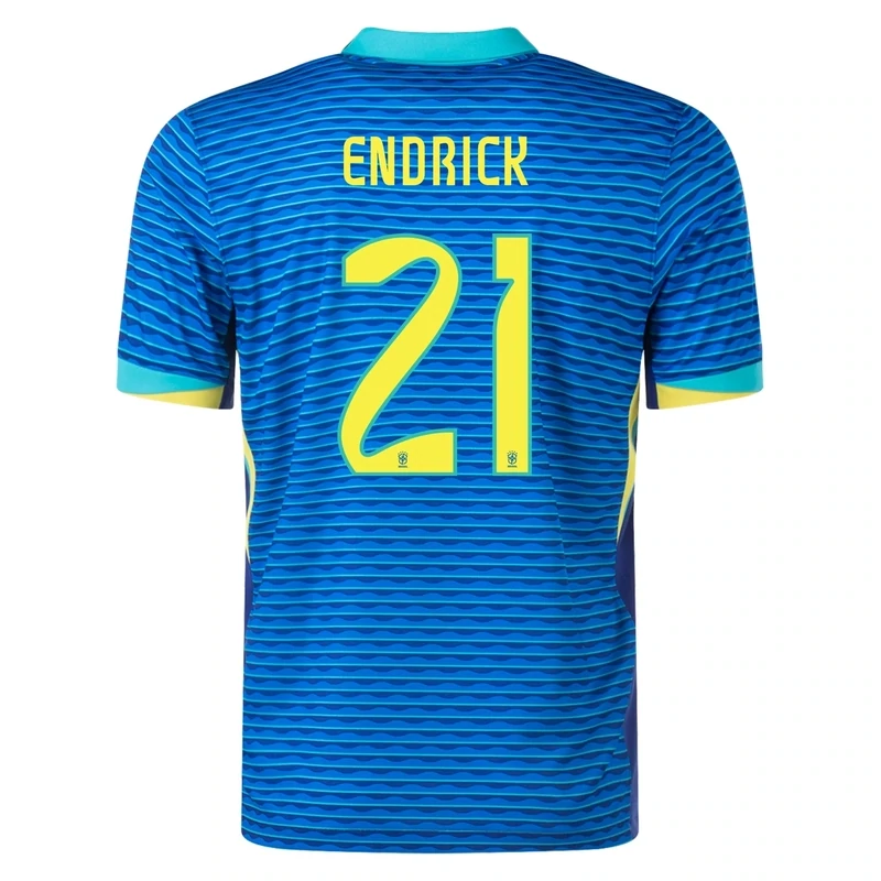 ENDRICK Brazil Copa America Away Soccer Jersey 2024