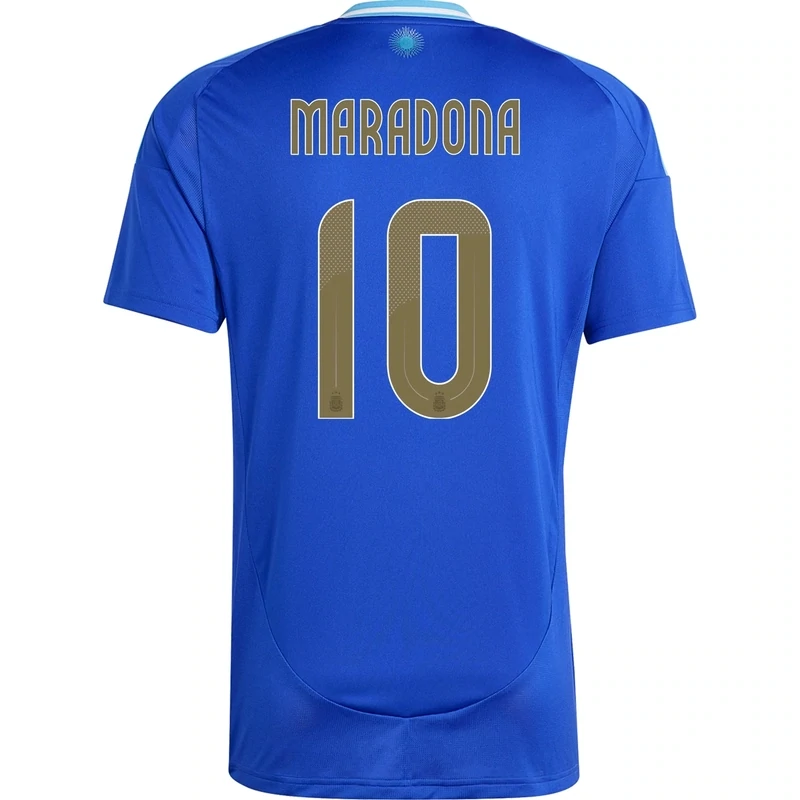 Diego Maradona Argentina Copa America 2024 Away Jersey with Champion Badge