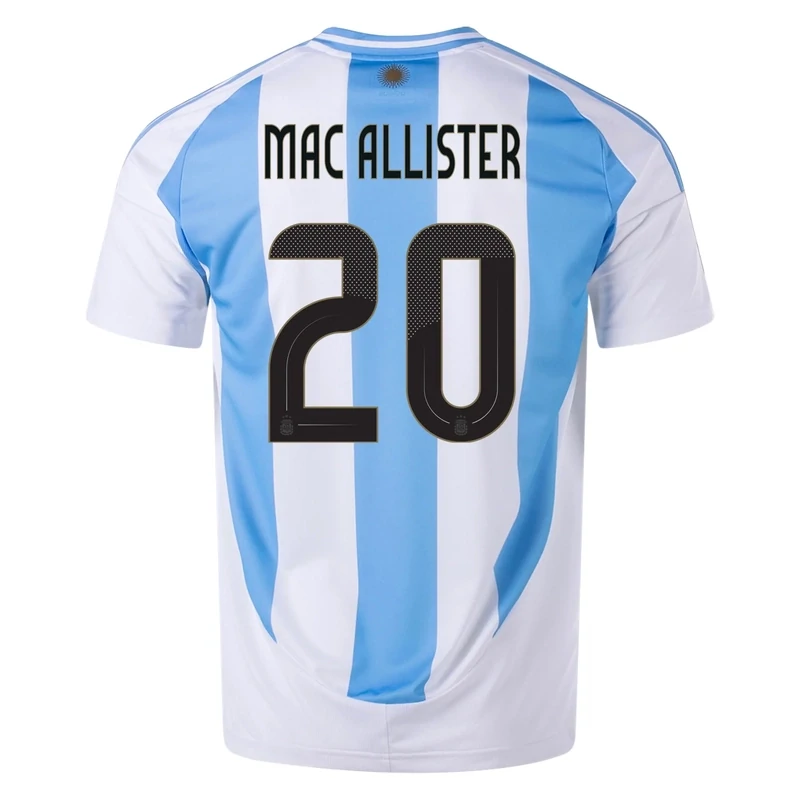 Alexis Mac Allister Argentina Copa America 2024 Home Jersey with Champion Badge