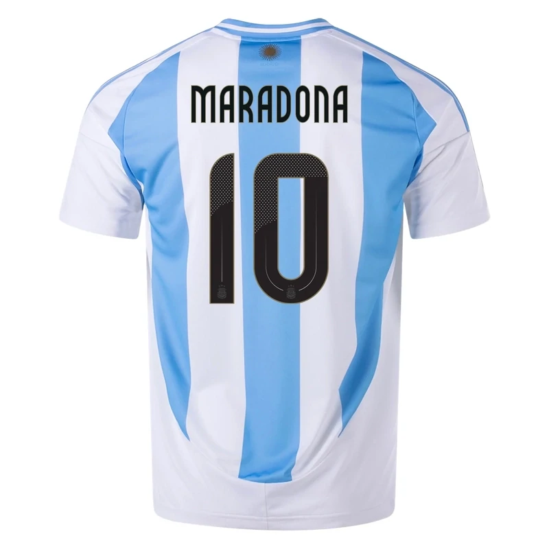 Diego Maradona Argentina Copa America 2024 Home Jersey with Champion Badge