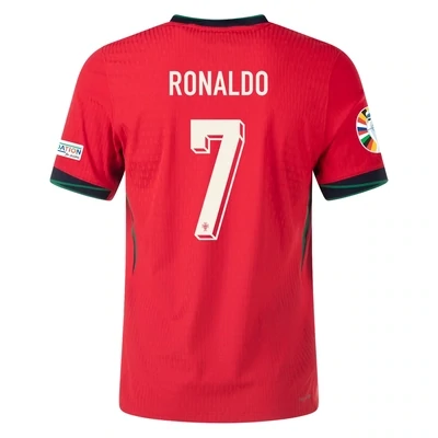 Cristiano Ronaldo Portugal Euro 2024 Home Jersey Player Version