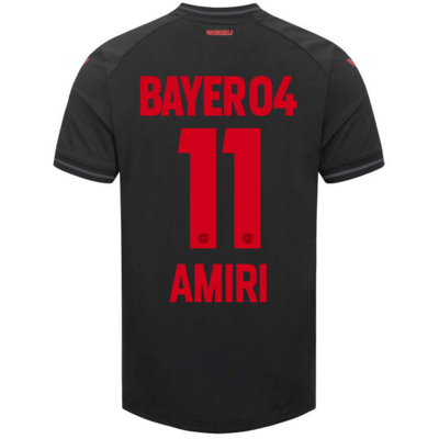 Bayer 04 Leverkusen Home Black Soccer Jersey 23/24 AMIRI