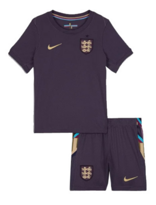 England Euro Away Soccer Kids Kit 2024