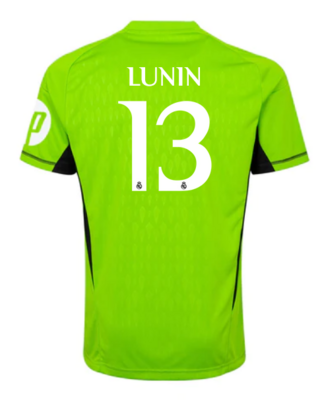 Real Madrid Green Goalkeeper Jersey 23-24 Lunin #13