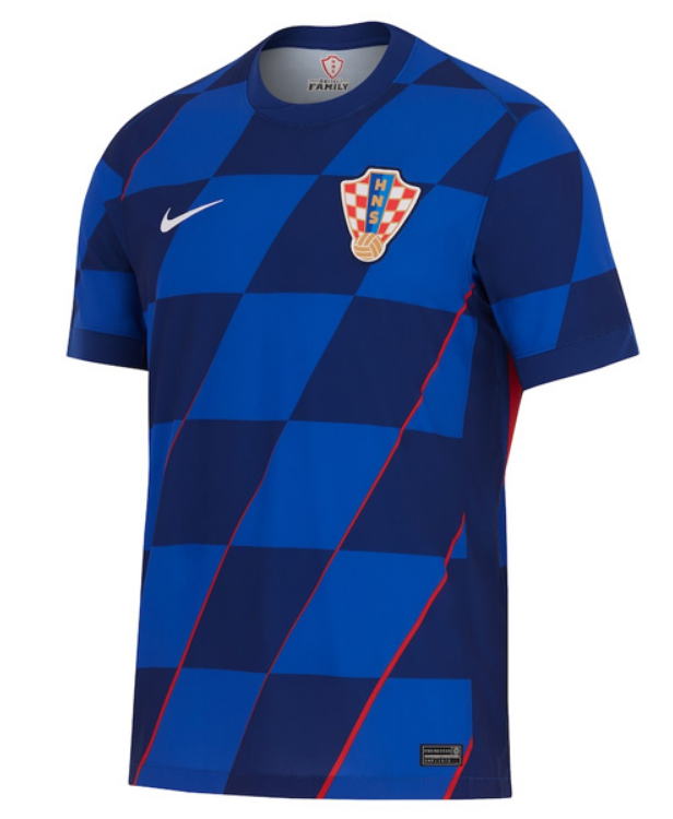 Croatia Euro Cup Away Soccer Jersey 2024
