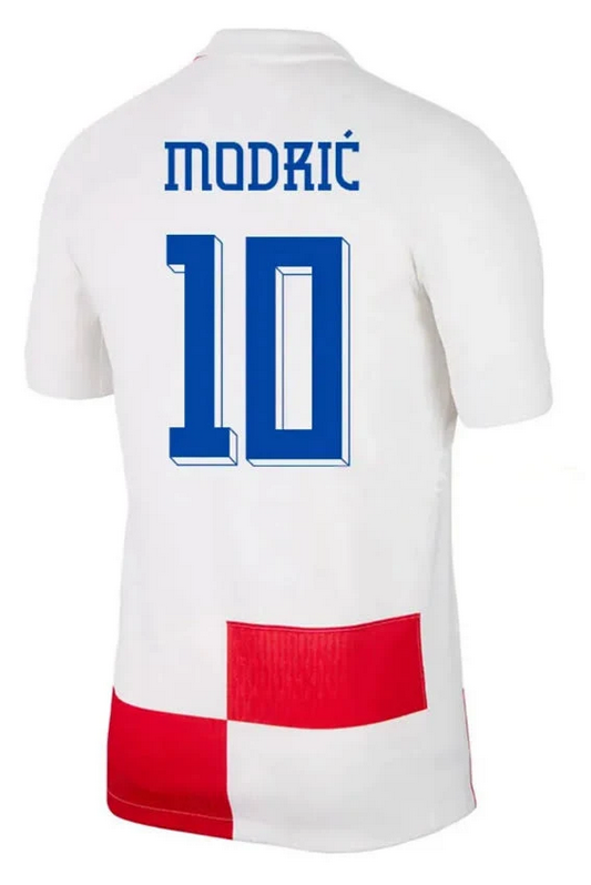 Luka Modric Croatia Euro Cup Home Soccer Jersey 2024
