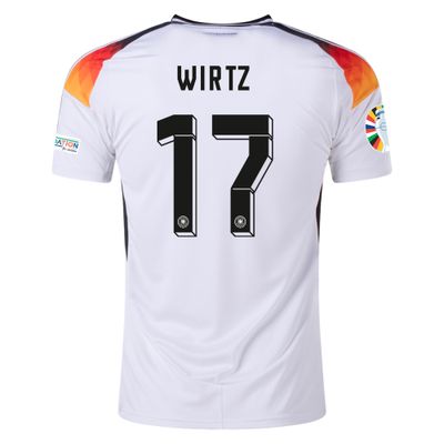 Florian Wirtz Germany Euro Cup Home White Jersey 2024