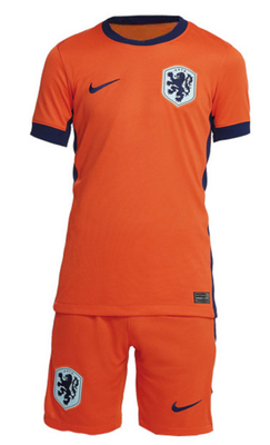 Netherlands Euro Home Soccer Kids Kit 2024