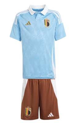 Belgium Euro Away Soccer Kids Kit 2024