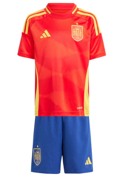 Spain Euro Home Soccer Kids Kit 2024