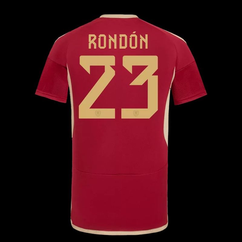 Venezuela Home Soccer Jersey 2024 Rondón #23