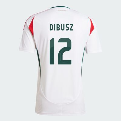 Hungary Euro Cup Away White Jersey 2024 Dibusz #12