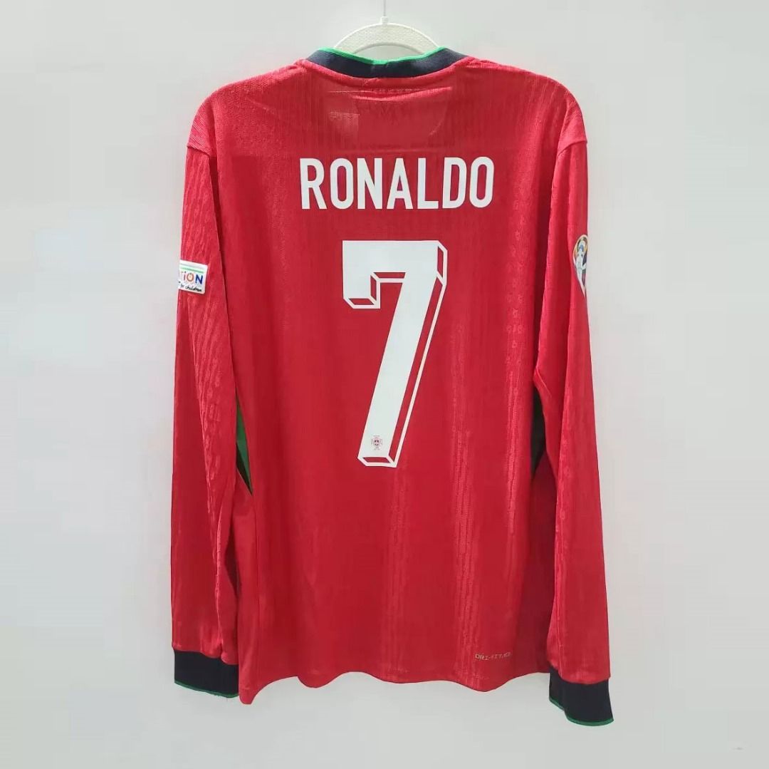 Cr7 portugal jersey long sleeve on sale