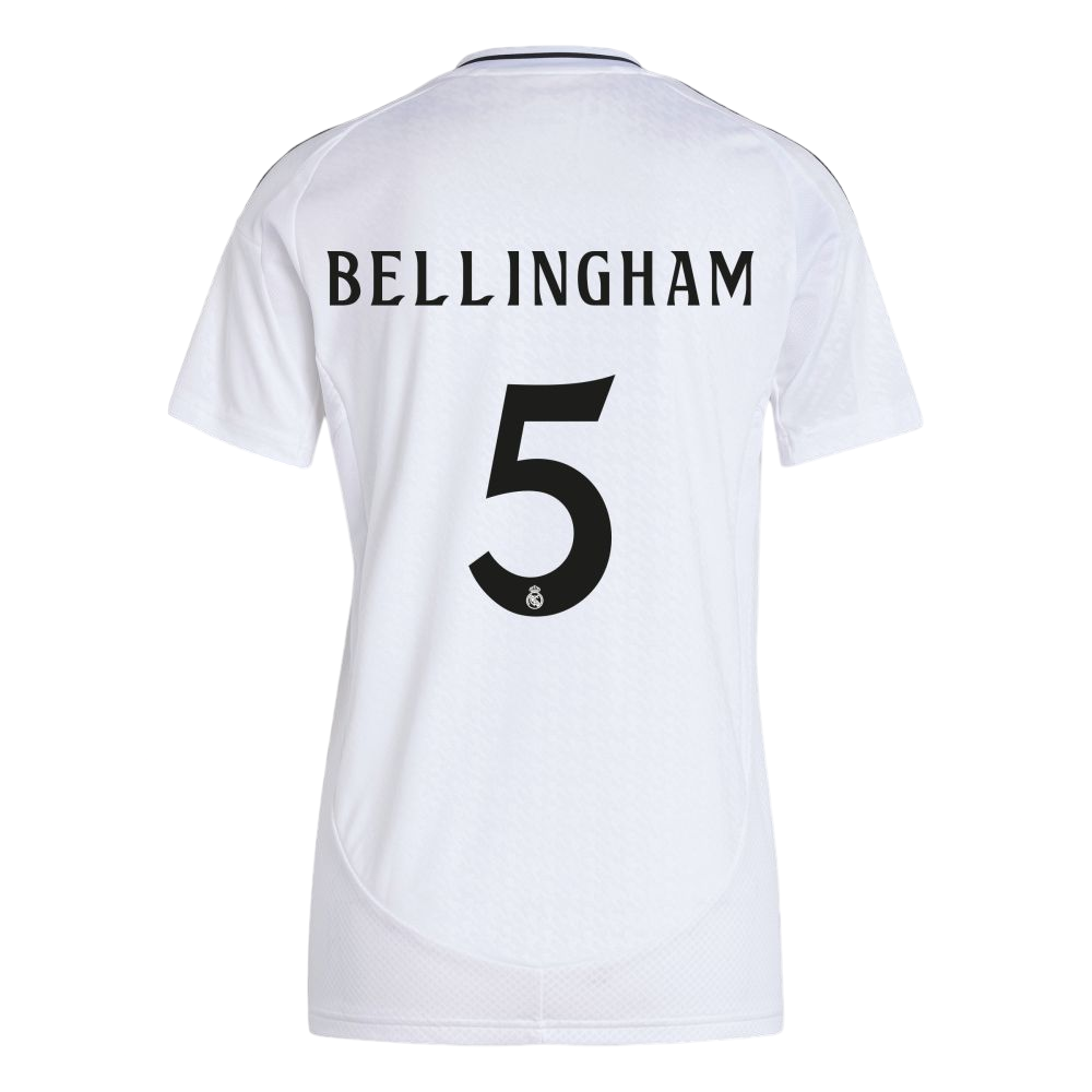 Real Madrid Women's Home Soccer Jersey 24-25 BELLINGHAM