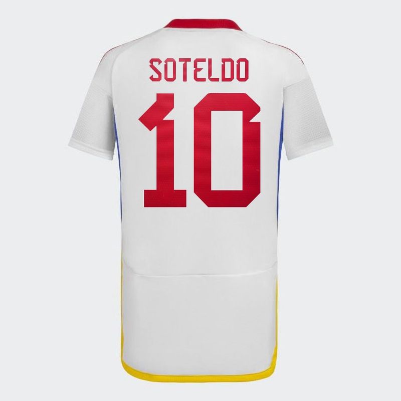 Venezuela Away Soccer Jersey 2024 Soteldo #10